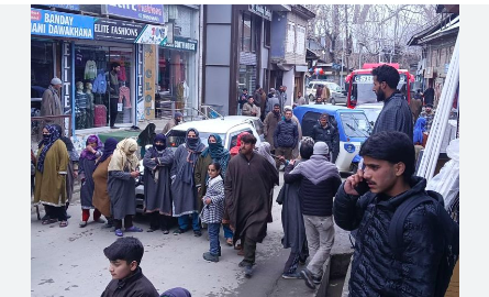 Protest in Badgam against IIOJK authorities’ indifference to power crisis