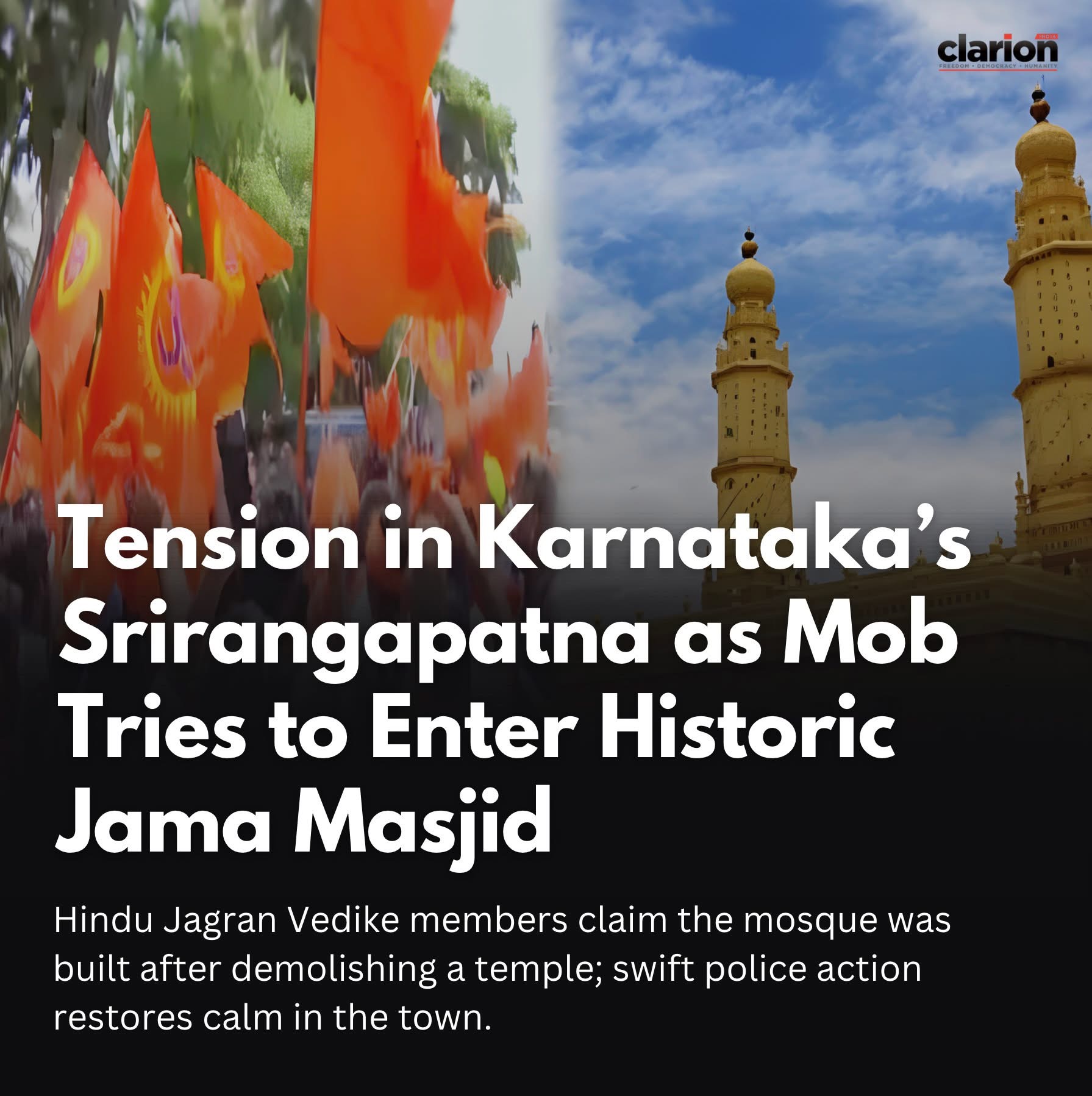 Communal Tensions Flare in Karnataka's Mandya District