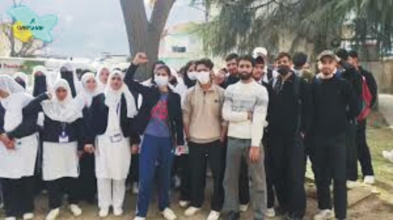 Students take to streets against BJP over closure of medical college in Jammu