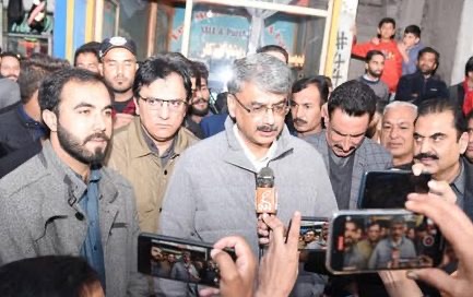 PM AJ&K visited to business community Center Plate Muzaffarabad